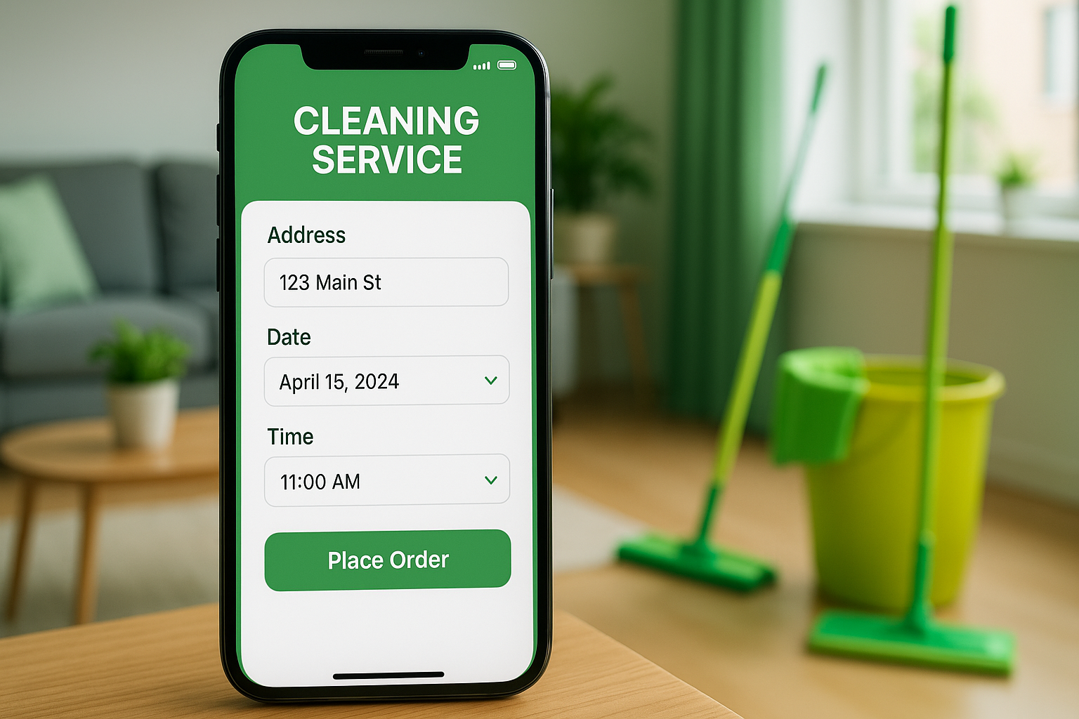 Заявка в CleanSuite