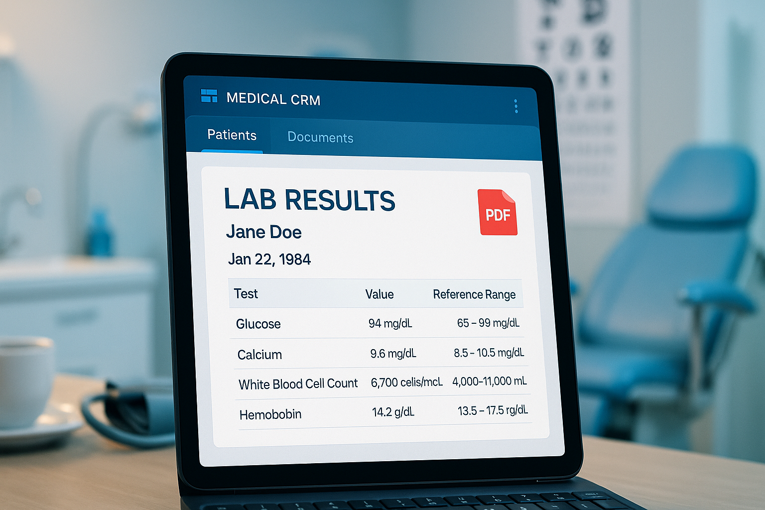 GynoCare Automation patient history