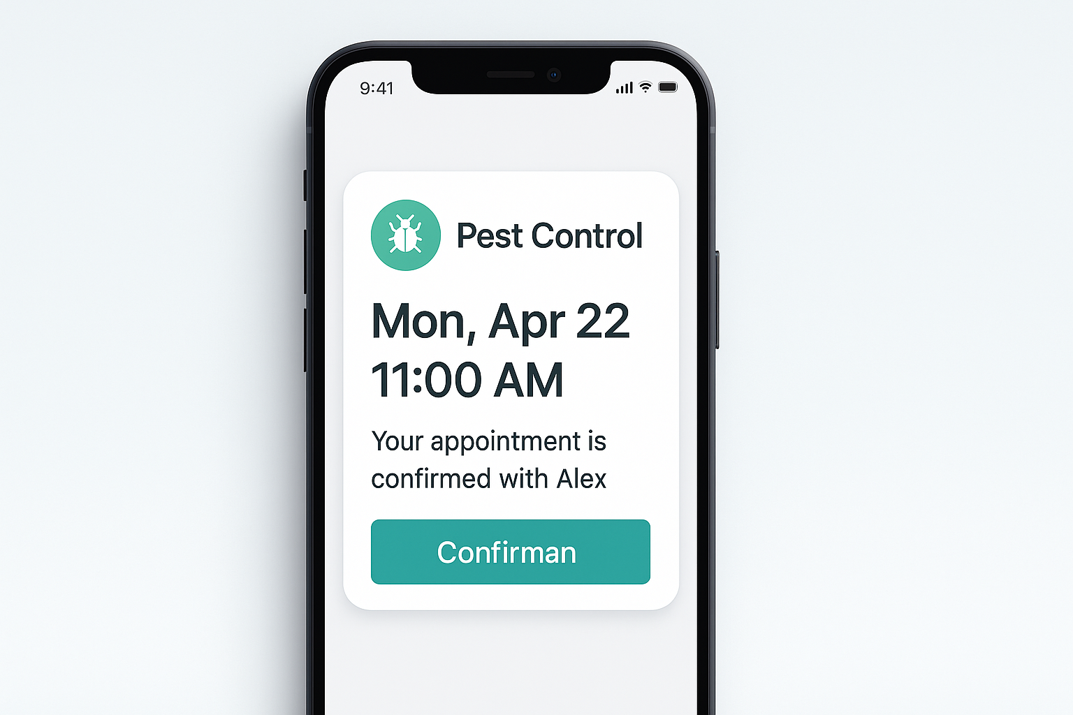 PestGuard appointment confirmation in Poznan