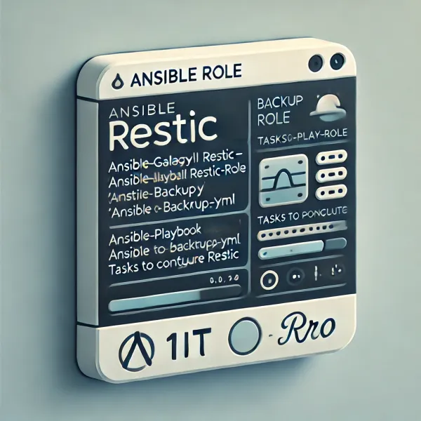 🚀 Ansible Role: Restic – Автоматизированное резервное копирование